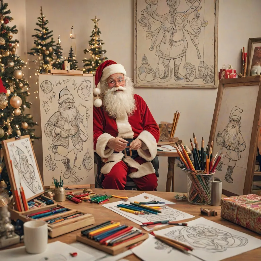 Jak narysować Świętego Mikołaja? Praktyczny przewodnik